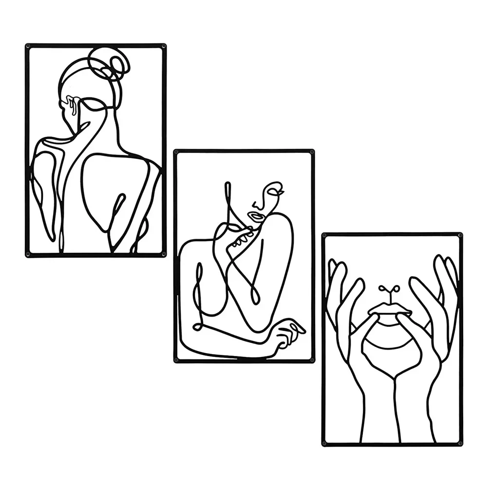 Home Creation Bathroom - 3 pezzi di decorazioni per il