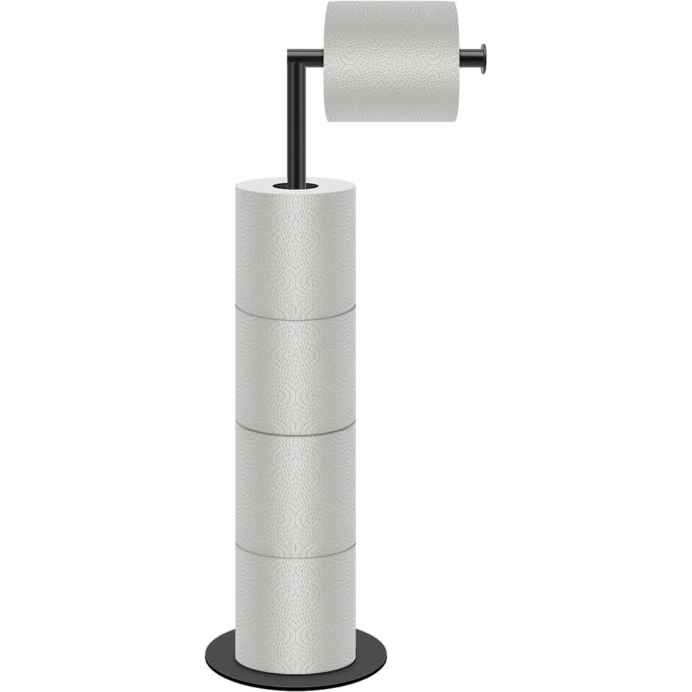 Toilet Paper Holder - Portarotolo da terra con base bilanciata,