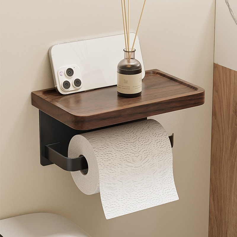 Toilet Paper Holder - Portarotolo da Bagno in Legno di