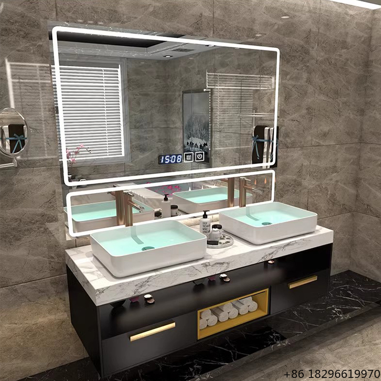 Bathroom Mirror Led - Lussuoso Armadietto a Specchio LED Retroilluminato