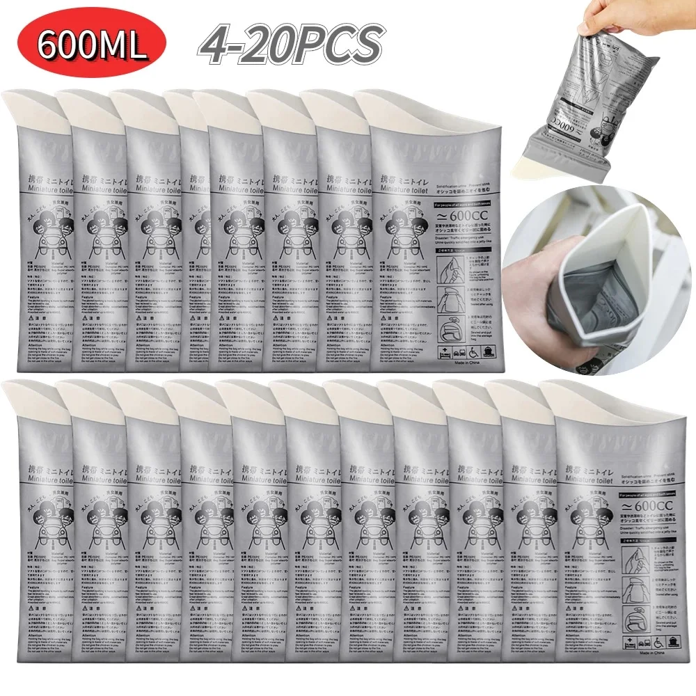 Home Bathroom Urinal - 4-20PCS borse per urina di emergenza
