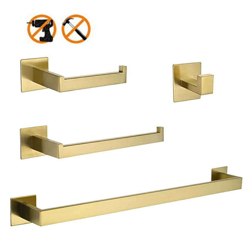 Home Bathroom Hardware - Set di 4 Accessori da Bagno