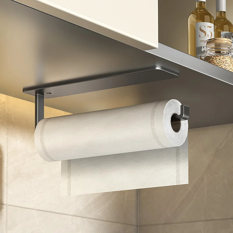 Zara Home Bathroom - Portarotolo da cucina autoadesivo senza trapano,