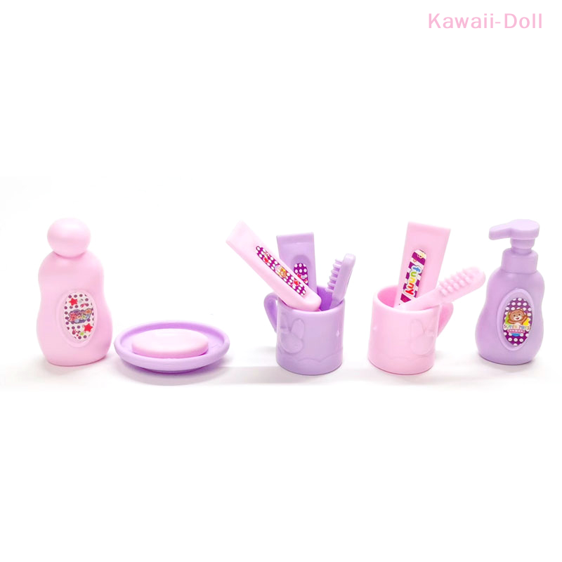 Home Theater Bathroom - 13 pezzi 1:12 dentifricio spazzolino shampoo