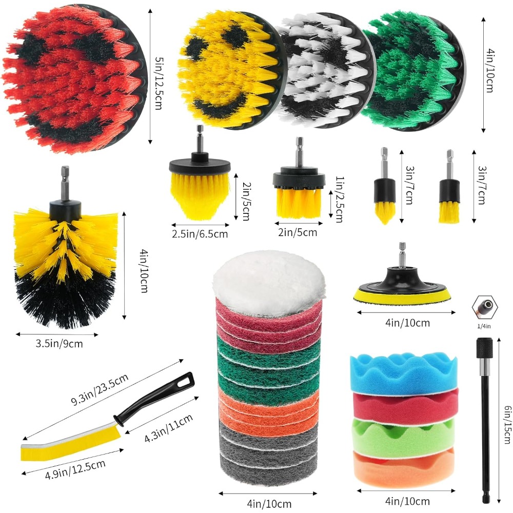 Kit di Pulizia con 32 Spazzole - Home Bathroom Images recensione e prezzo