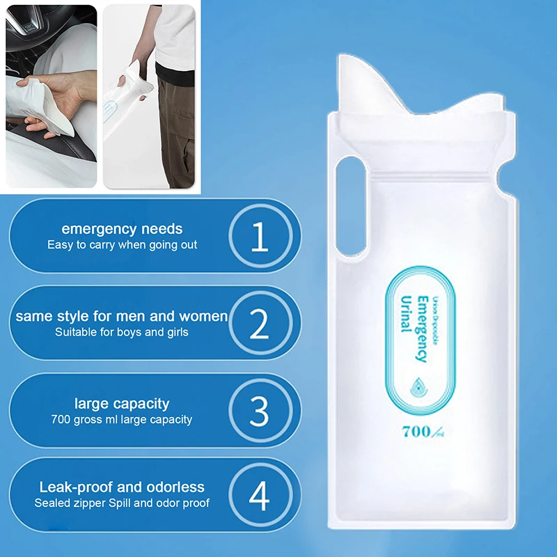 4 pezzi 700ml sacchetto di uri - Home Bathroom Urinal recensione e prezzo