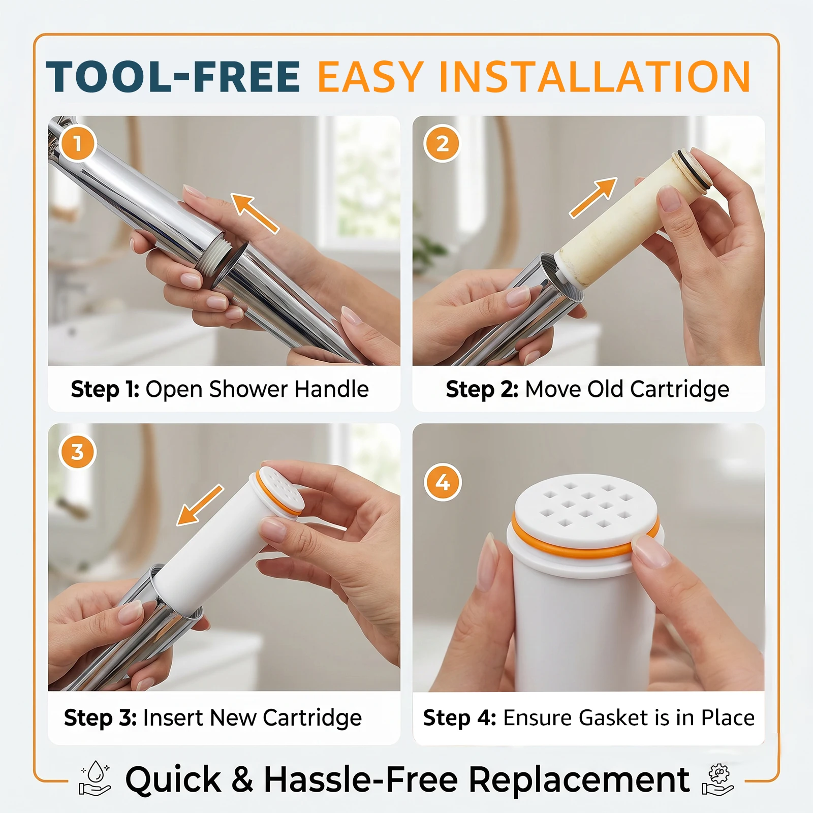 2 Pezzi Filtro di Ricambio per - Home Bathroom Water Filter recensione e prezzo