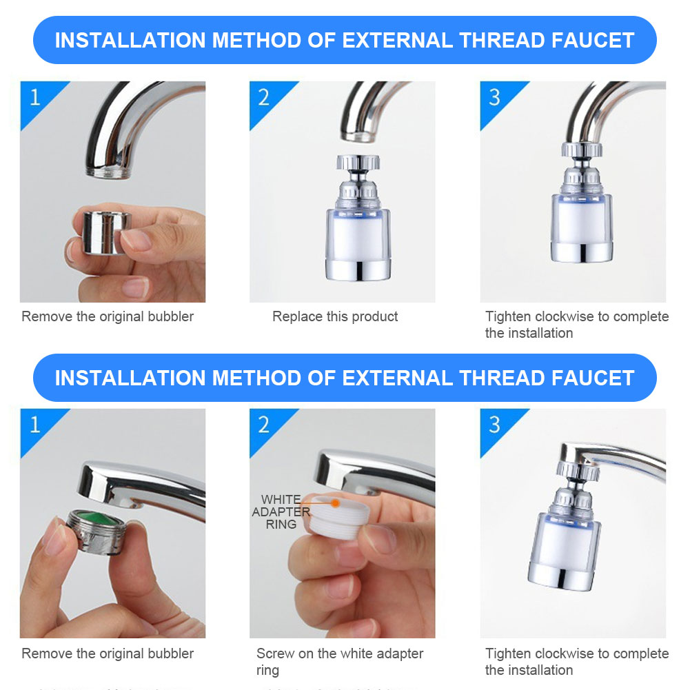 Elementi filtranti per rubinet - Home Bathroom Water Filter recensione e prezzo