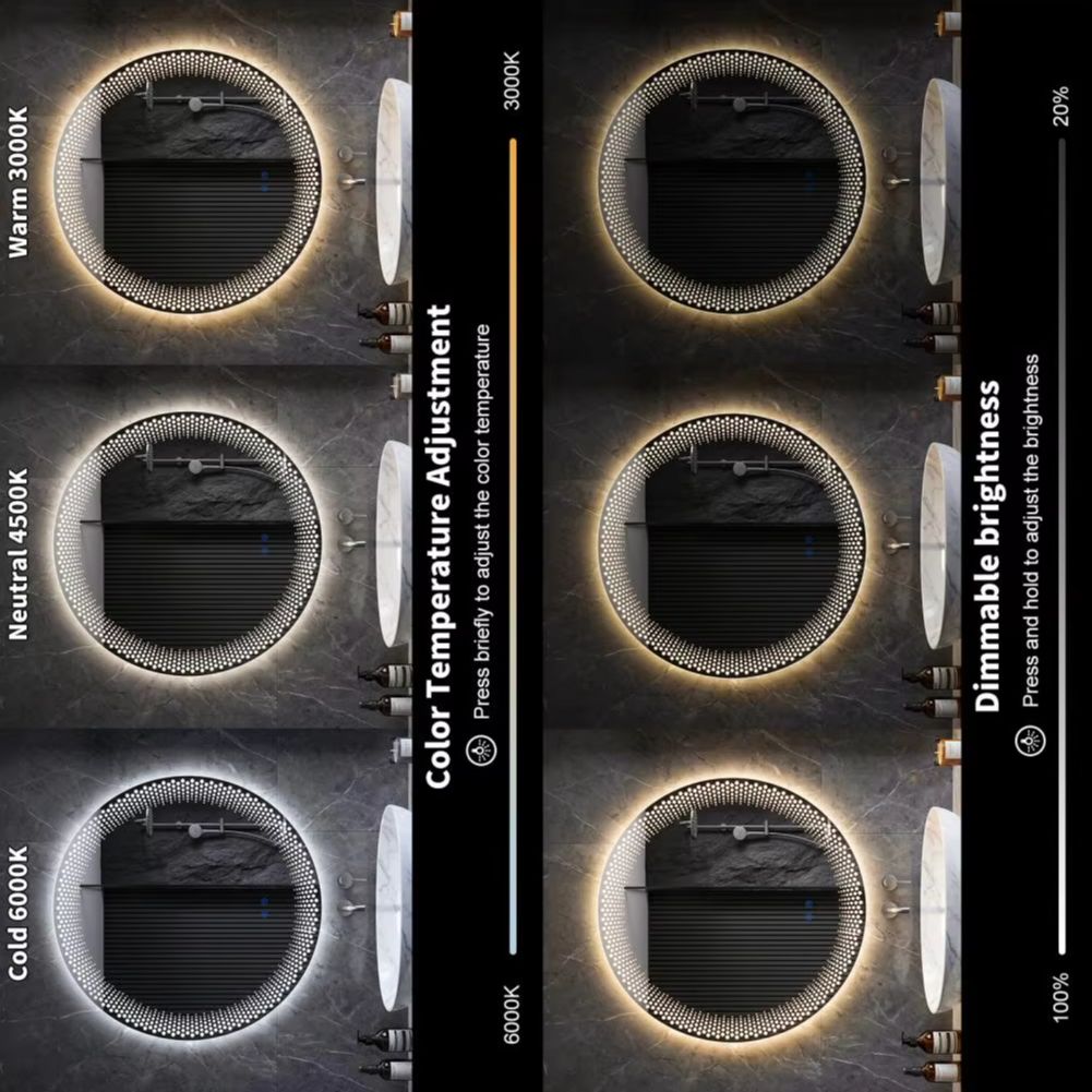 Specchio LED Rotondo da Bagno  - Bathroom Mirror Led recensione e prezzo