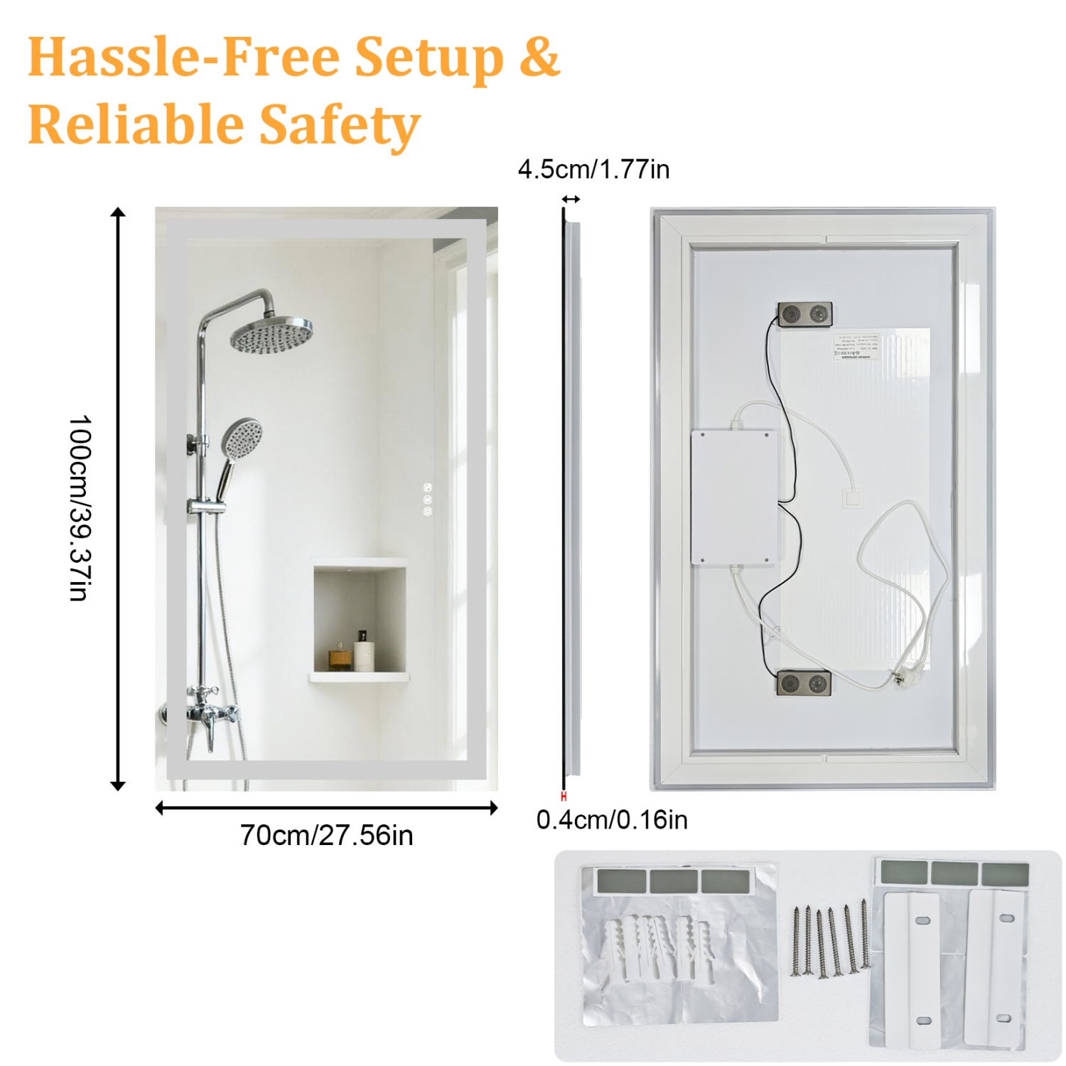Specchio da bagno a LED da 50/ - Zara Home Bathroom recensione e prezzo