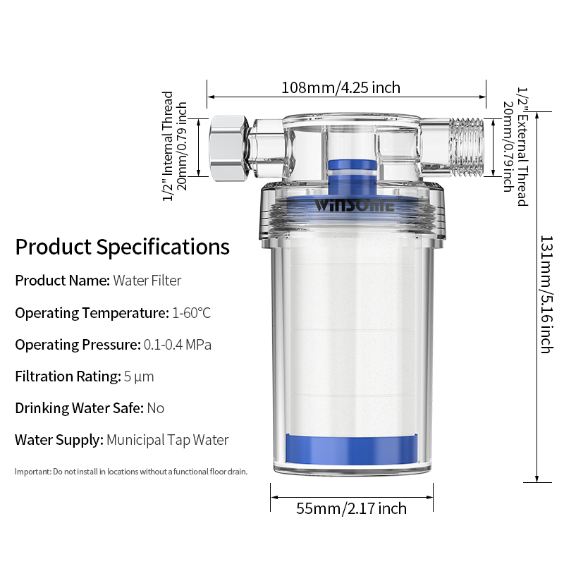 Sistema di pre-filtrazione per - Home Bathroom Water Filter recensione e prezzo