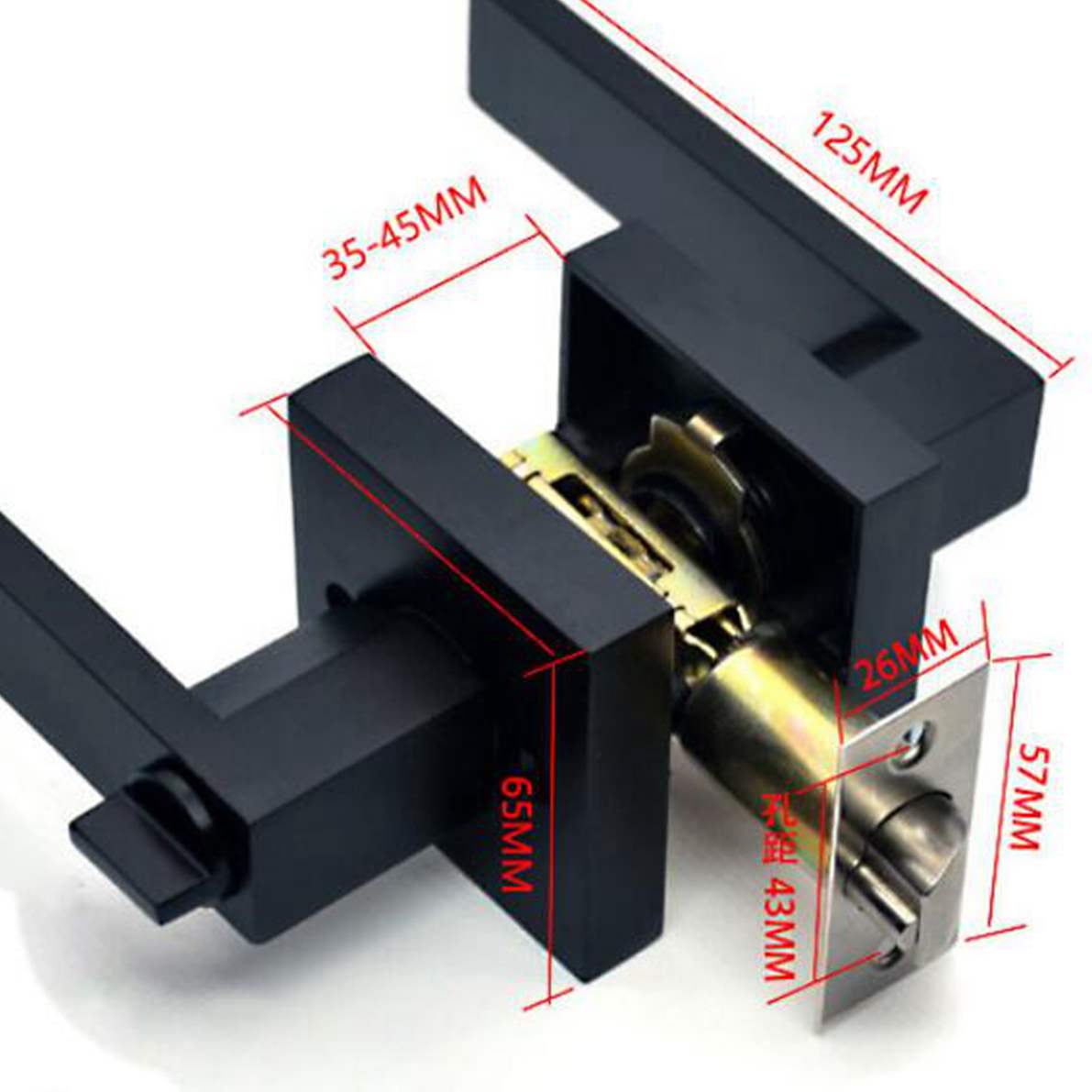 Maniglia per porta nera Manigl - Home Bathroom Lock recensione e prezzo