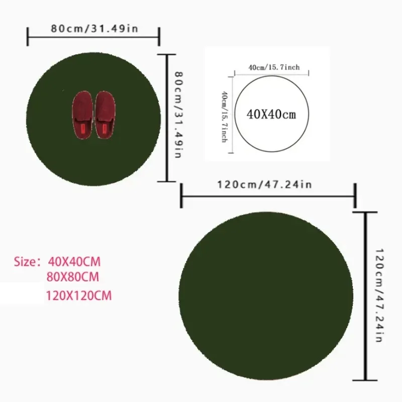 Tappeto circolare in stile etn - Home Bathroom Images recensione e prezzo