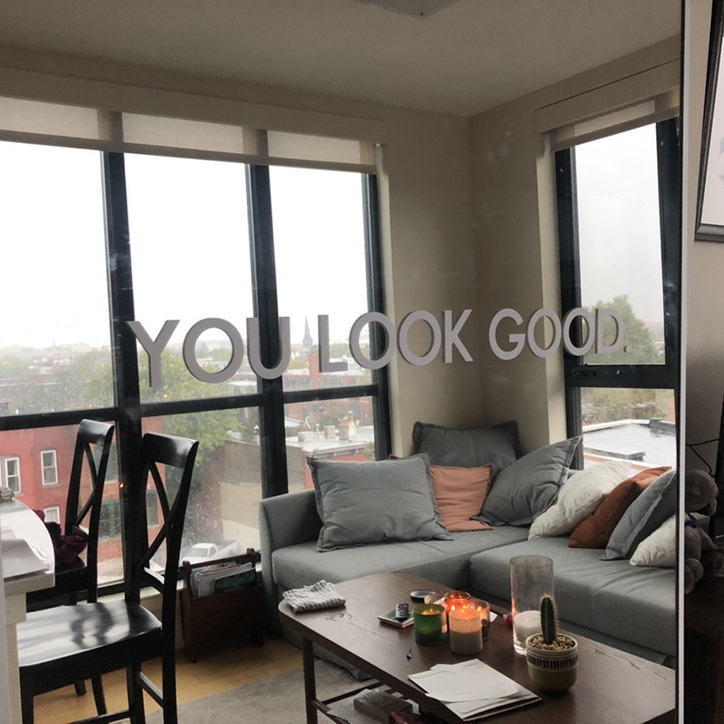 You Look Good Mirror Wall Stic - Home Goods Bathroom Mirrors recensione e prezzo