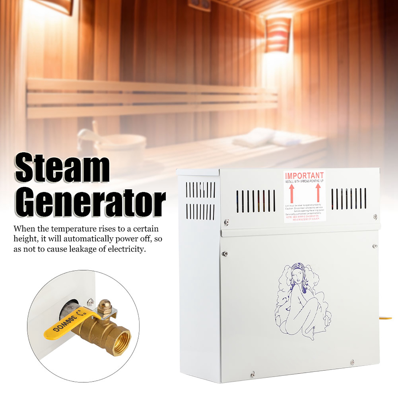 Generatore di Vapore 4.5KW 220 - Home Bathroom With Sauna recensione e prezzo