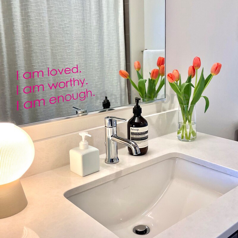 Adesivo in Vinile per Specchio - Home Theater Bathroom recensione e prezzo