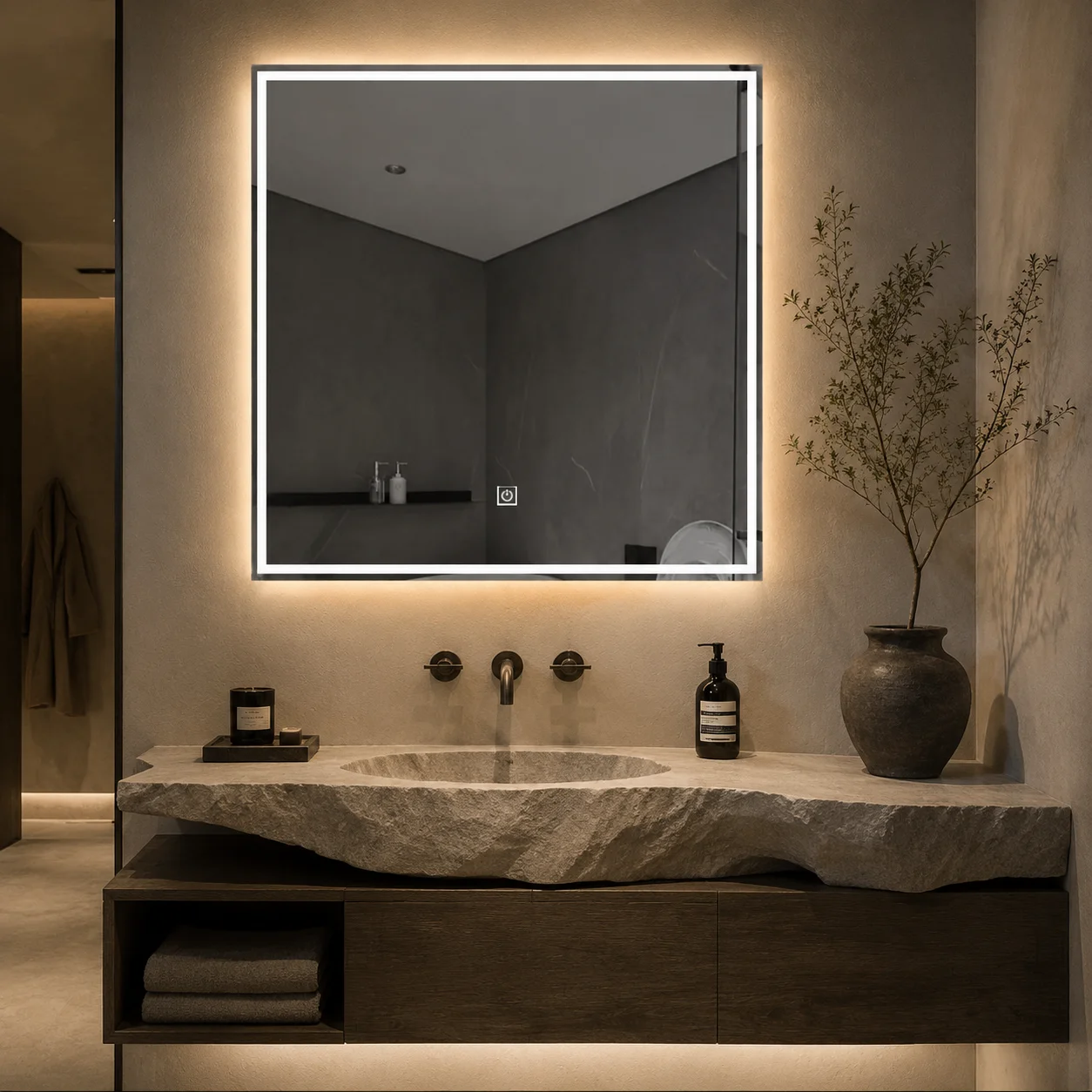 Specchio da Bagno 60 cm con Lu - Bathroom Mirror Led recensione e prezzo